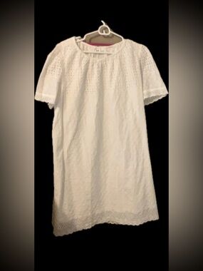 NWT Gap white eyelet short sleeve dress XL